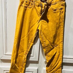 Vibrant Mustard Yellow Skinny Jeans